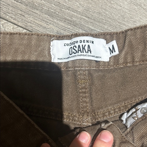 Refuge Tan Straight Leg Jeans - Picture 2 of 2